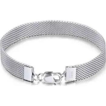 Náramek Majya Stříbrný náramek JORDAN 19 cm | šířka 7 mm Ag/; ≤9,10 g 11273