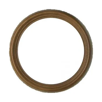 Rám na obraz Kulatý rám hnědý 11,5cm (Kulatý rám hnědý 11,5cm)