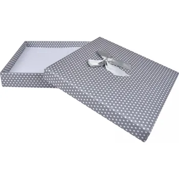 Dárková krabička JK Box Puntíkatá krabička na soupravu šperků KK-10/A3 + 2 měsíce na vrácení zboží