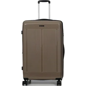 Velký cestovní kufr na kolečkách polypropylen 100l Worldline 292 hnědá