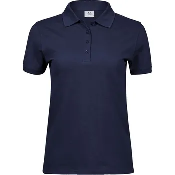 Dámské tričko Dámské piqué polo z těžké bavlny TJ 1401 navy XL