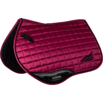 Supreme Dečka podsedlová Satin Close Contact Supreme, skoková, burgundy FULL