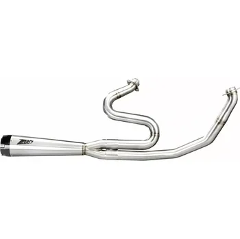 Výfuk pro motocykl Výfukový systém motocyklu ZARD FULL KIT EXHAUST SYSTEM 2:1 pro motocykl HARLEY DAVIDSON TOURINGS (STREET GLIDE / ROAD KING / ROAD GLIDE) rok 2017-2023 viz popis, barva leštěný chrom/černé zakončení (kompletní homologovaný výfuk ZARD, řemeslná výroba Made 