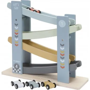 autodráha Závodní dráha s autíčky dřevěná Blue