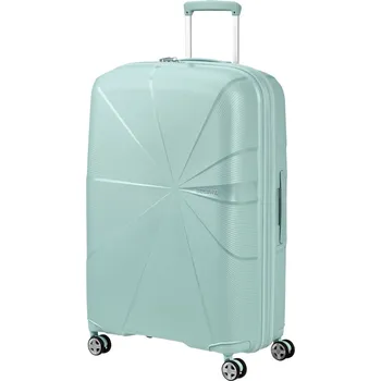 American Tourister Starvibe 77cm Spinner rozšiřitelný Zelený Metallic Surf Blue