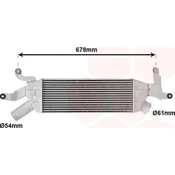 Chladič motoru Chladič turba VAN WEZEL 09014703