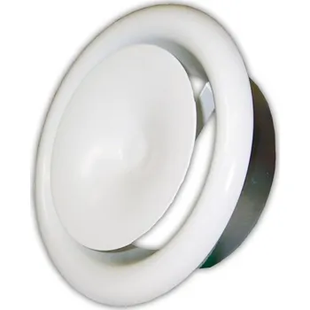 Vzduchotechnické potrubí UNITRADE HK Kovový talířový ventil přívodní KP 125 + zděř