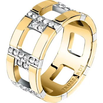 Šperk Dámský prsten Trussardi T-Logo TJAXC38 52 mm