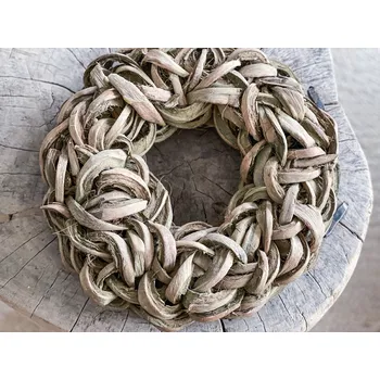 Věnec Věnec z kokosového vlákna - oliva