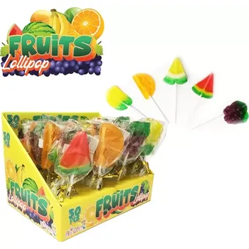Bonbon Lízátko Fruits 12g / 30 ks