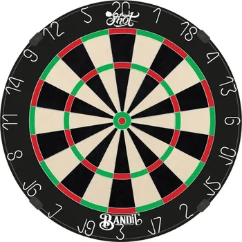 Terč na šipky Shot Sisalový terč Bandit