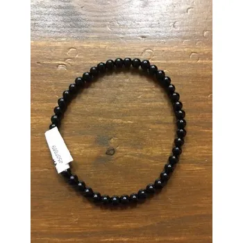 Drahý kámen Náramek Onyx, 4 mm