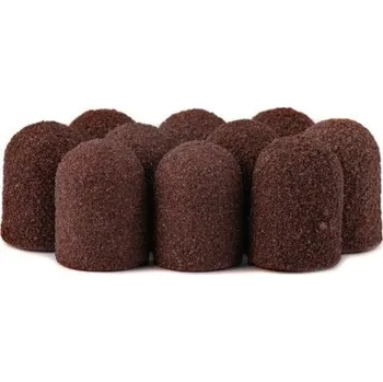 Bruska na nehty Kloboučky brusné Hnědé 10ks 240/13