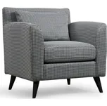 Křeslo REMMIR, černá/bílá + vyzvednutí ZDARMA