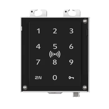 9160346 Klávesnice, RFID čtečka 125kHz/13.56MHz Access Unit, NFC, POE, bez krycího rámečku
