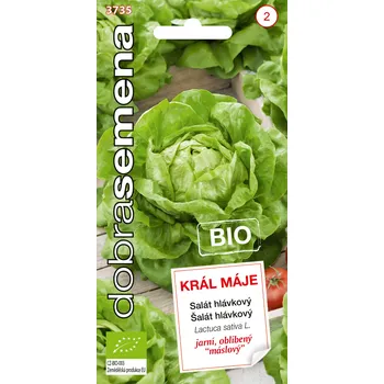 Semeno Dobrá semena BIO Salát hlávkový - Král Máje 0,4g