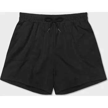 Dámské kraťasy Černé dámské teplákové šortky (8K950-3) odstíny černé XL (42)