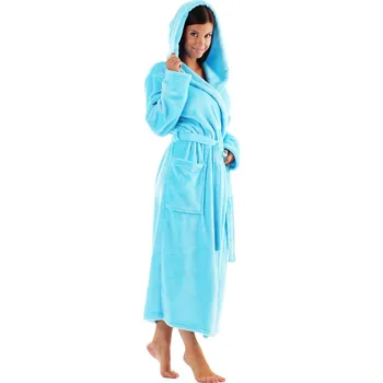 Dámský župan Dámský župan Siena s kapucí 3156 tyrkysová - Vestis XXL