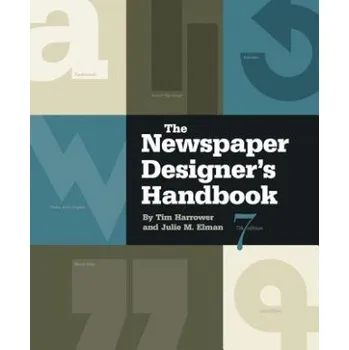 Populárně naučná literatura pro dospělé Newspaper Designer's Handbook – Tim Harrower (EN)