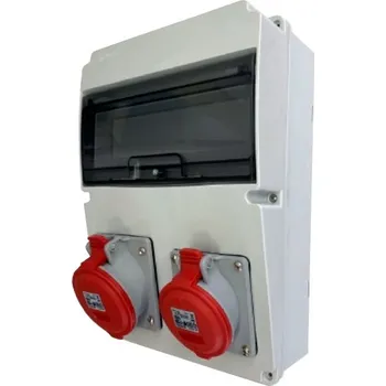 Rozvaděč 66001.01010 LG zásuvková kombinace osazená ELEKTRIUM