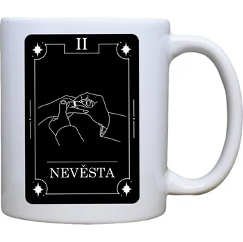 DOBRÝ TRIKO Keramický MAXI hrnek 550 ml Nevěsta tarot