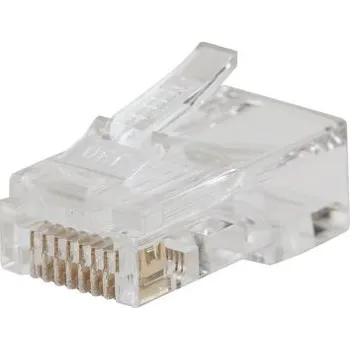 Síťový konektor Pass-Thru Modular Data Plug, RJ45-CAT6,