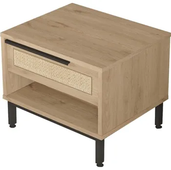 Noční stolek Noční stolek VELVON, vlašský ořech/dub + vyzvednutí ZDARMA