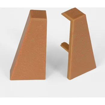 ACARA AP34 koncovka L+P k liště TYP 13, PVC Buk, 1 pár M13-AMKO008