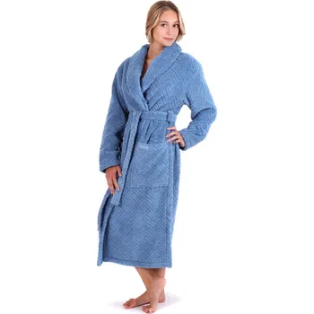 Dámský župan Dámský župan Athena 2116 denim světlý - Vestis S