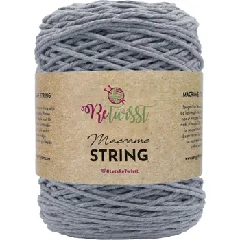 Příze ReTwisst Macrame String 3 mm 06 šedá