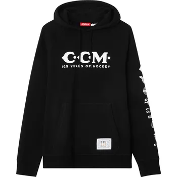 Pánská mikina Pánská mikina CCM 125 Anniversary Hoodie Black S