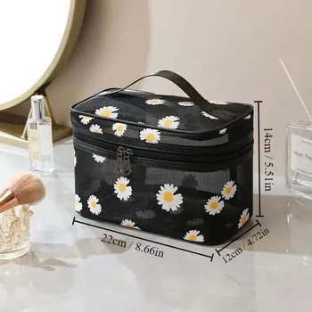 Kosmetická taška Kosmetická taštička na cesty s velkou kapacitou | cestovní organizér - černý