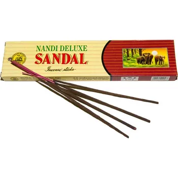 Vonná tyčinka Indické vonné tyčinky Nandi deluxe sandal 20 gms. box