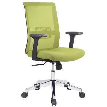 DAREN CR 2 kancelářská židle, kříž chrom, zelená