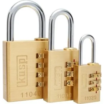 Visací zámek Ne Kódový visací zámek, Mosaz Obojí 19mm třmen