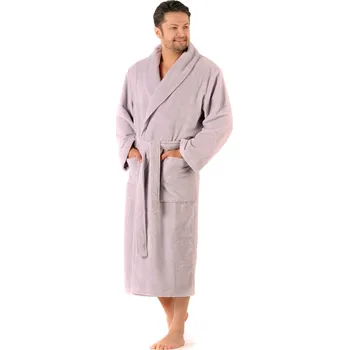 Pánský župan Unisex župan Tampa 2149 světle šedá - Vestis M