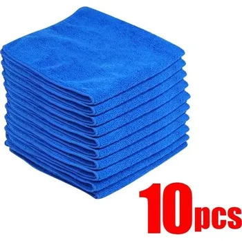 Utěrka Mikrovláknové utěrky na auto | utěrky na auto, čisticí utěrky 10 ks - 10ks modré