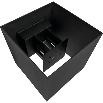 Venkovní osvětlení Dyberg Larsen LED nástěnné svítidlo Venus, černé, šířka 15 cm černá 2 x 6 W LED - Doprava zdarma