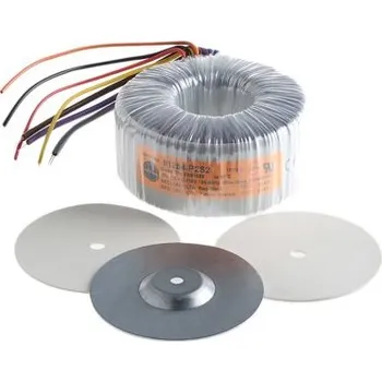 Transformátor Toroidní transformátor, počet výstupů: 2, sekundární napětí: 2 x 55V ac, Kabely, 115 (Dia.) x 58mm