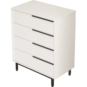 Komoda Komoda VELVON typ 4, bílá + vyzvednutí ZDARMA