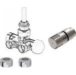 Isan 149L termostatická sada rohová pro jednobodové připojení levá nerez O39NWCL149