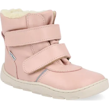 Dívčí zimní obuv Barefoot dětské zimní boty Pegres - SBF42 2.1 růžové Velikost: 28