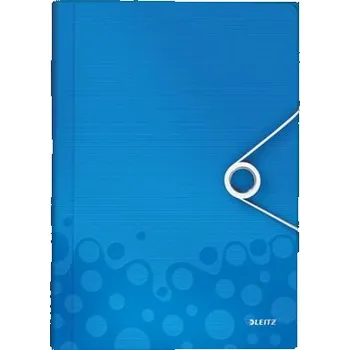 LEITZ Aktovka s přihrádkami WOW, PP, modrá