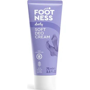 Péče o nohy Jemný DEO krém na chodidla Footness 75 ml