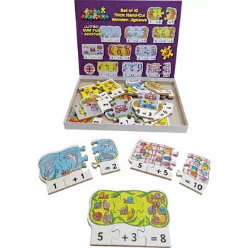 Puzzle Just Jigsaws dřevěné puzzle na sčítání - 30 dílků