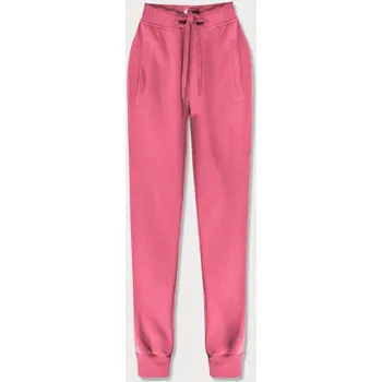 Dámské kalhoty Růžové teplákové kalhoty (CK01-58) odstíny růžové L (40)