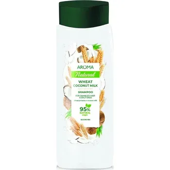 Šampon Šampon na lámavé vlasy a roztřepené konečky Pšenice a kokosové mléko Aroma 400 ml