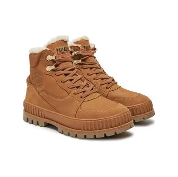 Pánská móda Turistická obuv Palladium Pallashock Warm Wp 74351-252-M Hnědá 36