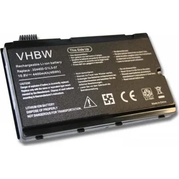 Baterie k notebooku VHBW Baterie pro Fujitsu Siemens Amilo PI3525 / PI3540, černá, 4400 mAh