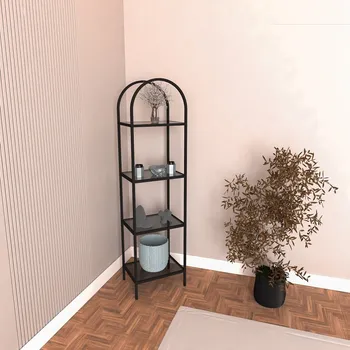 police Regál TELSAR typ 1, černá + vyzvednutí ZDARMA